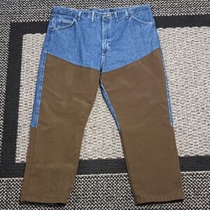 Wrangler ProGear Work Pants Men’s 44x30 Reinforced Knee Denim Workwear Utility